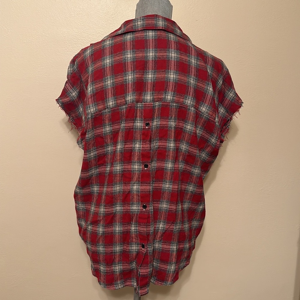 Madewell Flannel Top